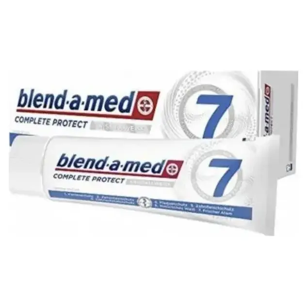 Зубна паста Blend-a-med Complete Protect 7 Crystal White 75мл Італія