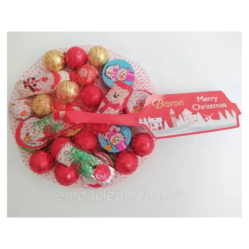 Шоколадні цукерки (подарунковий набір) Baron merry christmas Польща 150 г