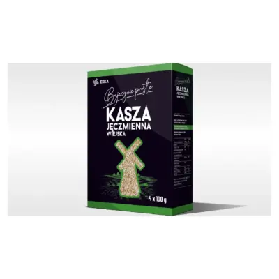 Крупа ячмінна Eska Kasza jeczmienna (4х100г) 400г Польща