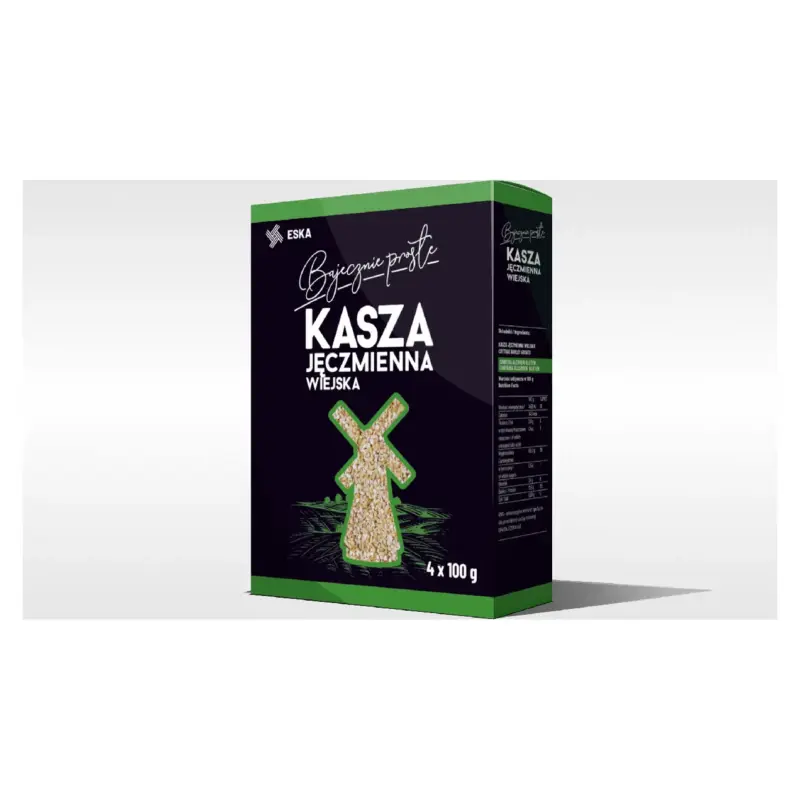 Крупа ячмінна Eska Kasza jeczmienna (4х100г) 400г Польща