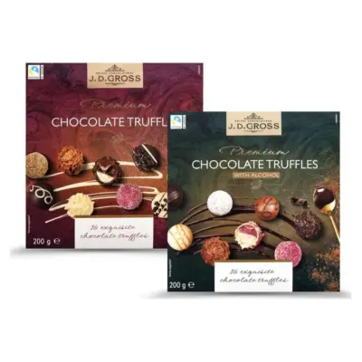 Цукерки шоколадні трюфель J.D.Gross Chocolate Truffles 200г Польща