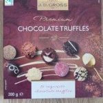 Цукерки праліне з алкоголем J.D.Gross Premium Chocolate Truffles With Alcohol 200г Польща
