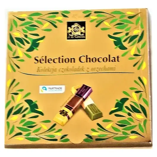 Колекційний набір шоколаду з горішками J.D.Gross Selection Chocolat z Orzechami 200г Польща