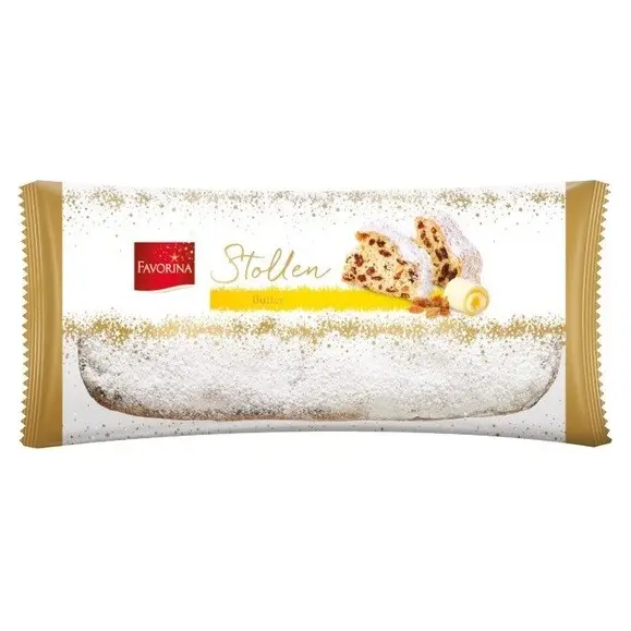 Різдвяний кекс з цукатами та родзинками Stollen Butter Favorina Німеччина 200г