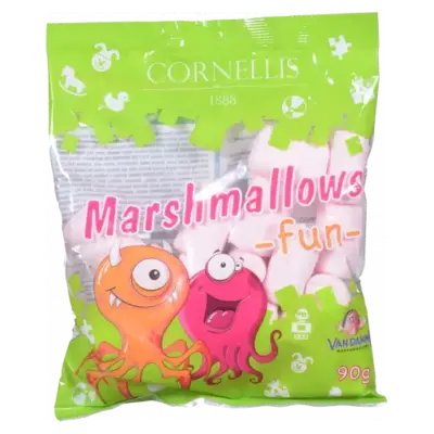 Зефір Маршмеллоу рожевий та білий Cornellis Marshmallows Fun 90г Польща