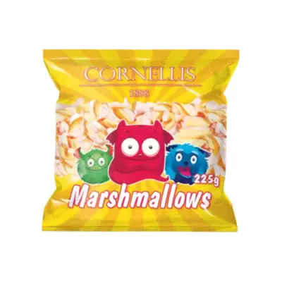 Зефір Маршмеллоу рожевий та білий Cornellis Marshmallows 225г Польща