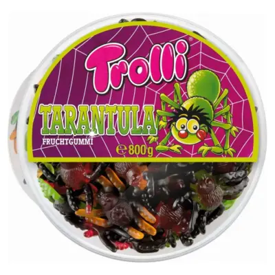 Желейні цукерки із фруктовим смаком Тарантули Trolli Tarantula 800г Німеччина