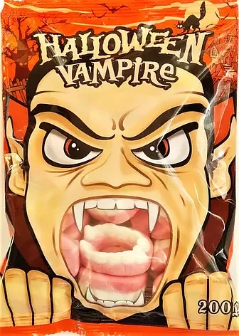 Желейні цукерки Щелепи Halloween Vampire 200г Польща