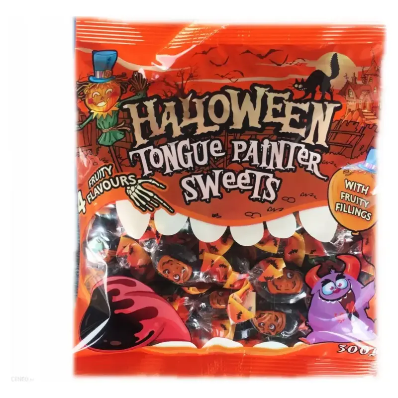 Льодяники Кольоровий язик Хелловін Halloween Tongue Painter Sweets 300 г Польща