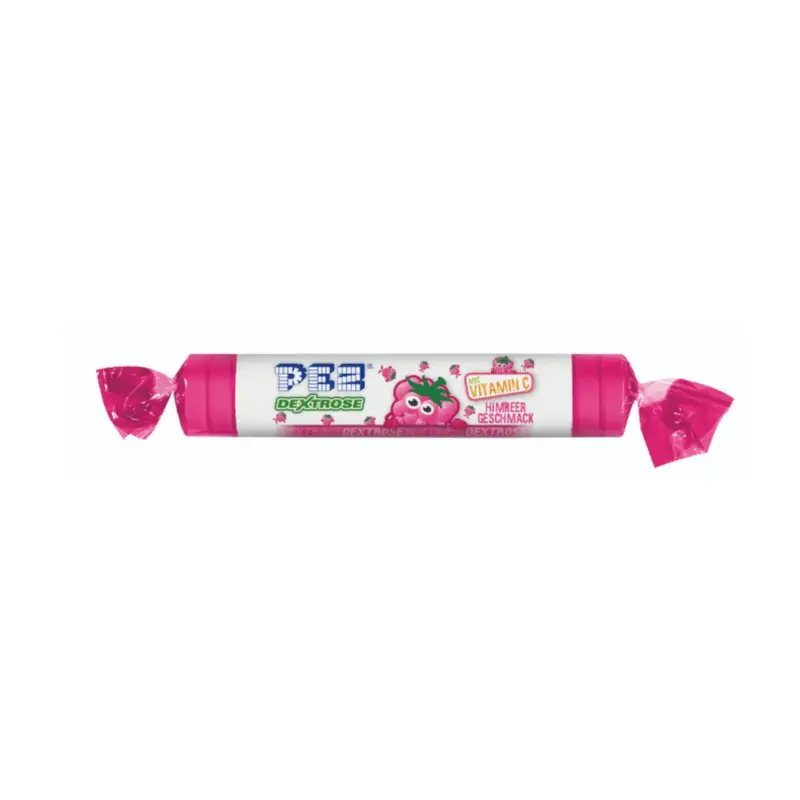 Вітамін С цукерки з декстрозою малиновий смак PEZ dextrose Vitamin C 39г Австрія