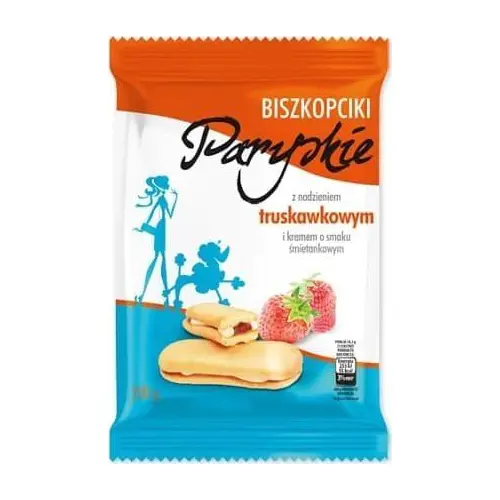 Печиво Паризьке з вершковим кремом та полуничним джемом dr.Gerard Parygkie 200г Польща