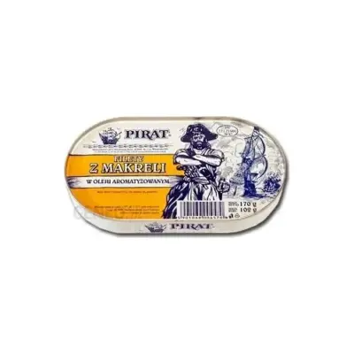 Філе макрелі (скумбрії) в олії PIRAT Filety z makreli w oleju 170 г Польща