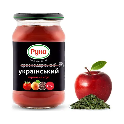 Соус Український (раніше Краснодарський) фірмовий Руна 485 г Україна