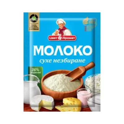 Сухе молоко 26% ТМ "КвітАромат" 150 г