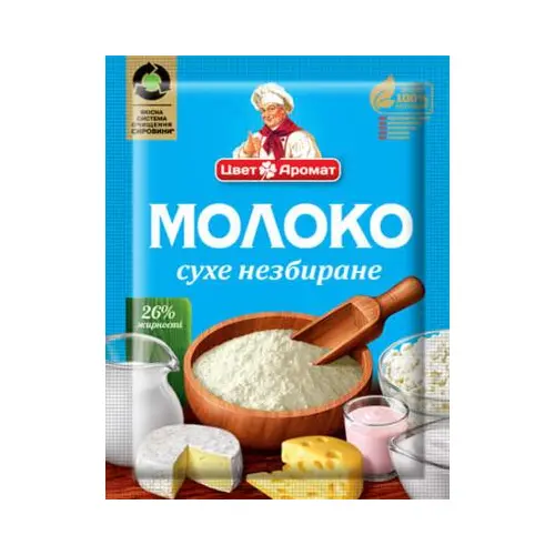 Сухе молоко 26% ТМ “КвітАромат” 150 г