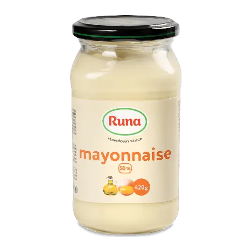 Майонез преміумкласу Руна 50% 420г