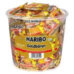 Желейні цукерки Золоті мінімішки Haribo Goldbaren (фруктовий мікс) 1000 г (100 шт.х10г) Німеччина