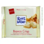 Шоколад білий хрусткий із крипсами Ritter sport WEISS+CRISP Німеччина 100 г