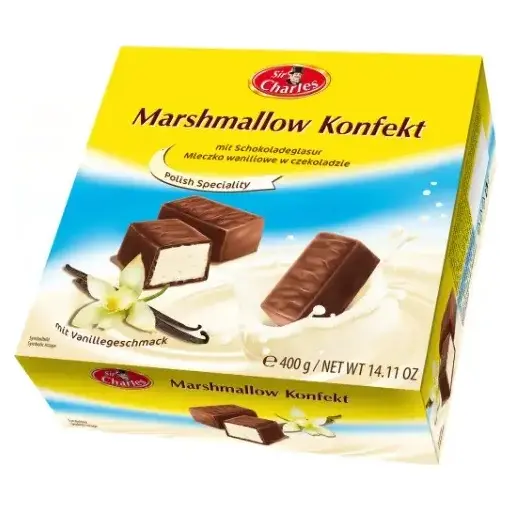 Цукерки “Пташине молоко” з ванільним смаком Sir Charles Marshmallow 400 г Австрія