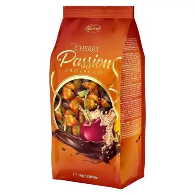 Шоколадні цукерки вишня в лікері Vobro Cherry Passion Prosecco 1кг Польща
