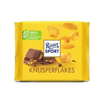 Шоколад Ritter sport CORNFLAKES Германия 100г
