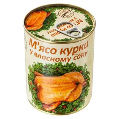 М'ясо курки у власному соку L'appetit 340 г Україна