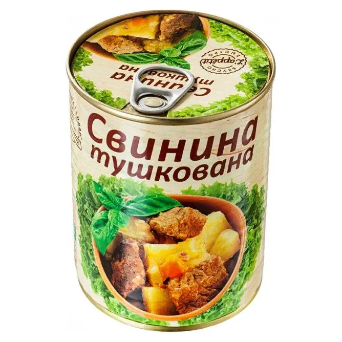 Свинина тушкована L’appetit 340 г Україна