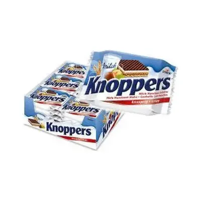 Вафлі молочні з лісовим горіхом Knoppers Milch 25 г Німеччина