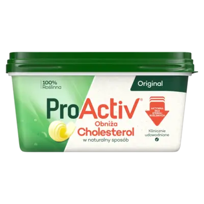 Маргарин 100% рослинний для намазування на хліб, знижує холестерин Vegan ProActiv 400 г Польща