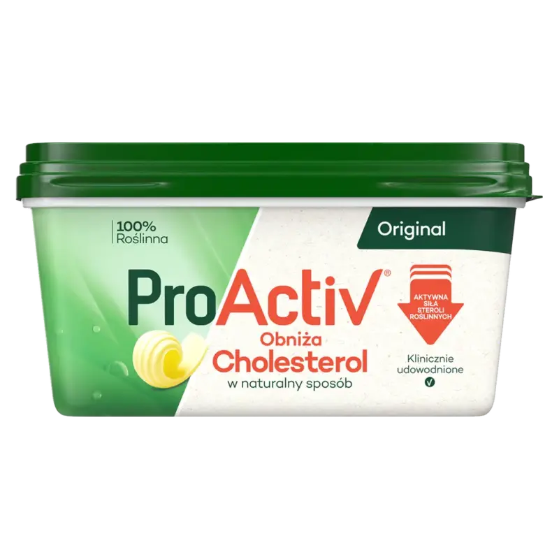 Маргарин 100% рослинний для намазування на хліб, знижує холестерин Vegan ProActiv 400 г Польща
