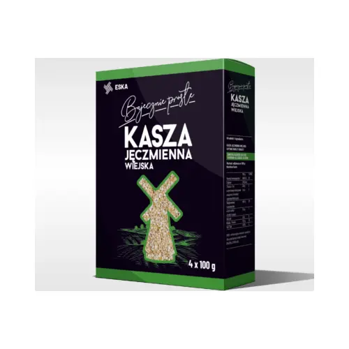 Крупа (каша) ячмінна сільська Kasza jEeczmienna wiejska (4х100 г) Польща