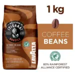 Кава в зернах LavAzza Itierra Brasile Premium Blend 100% Fraбіка 1 кг Італія