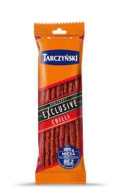 Ковбаски Кабанос зі свинини чилі, БЕЗ ГЛЮТЕНА, TARCZY ⁇ SKI Exclusive Kabanosy 105 г Польща