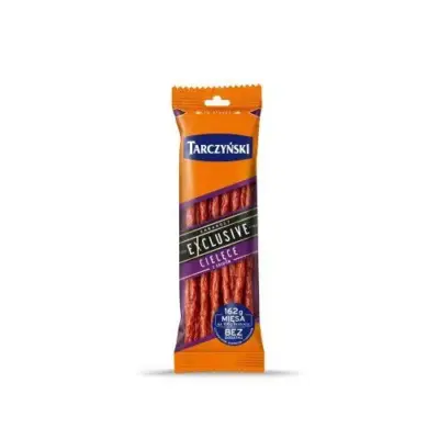 Ковбаски Кабаноски з телятини БЕЗ ГЛЮТЕНА, TARCZY ⁇ SKI Exclusive Kabanosy 100 г Польща