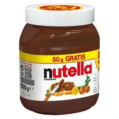 Шоколадно-горіхова паста NUTELLA з лісовими горіхами Ferrero 500 г +50 г Німеччина
