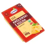 Сир у пластинках Mlekpol Krolewski z kolna 400 г Польща
