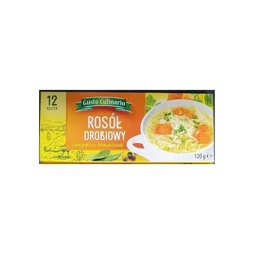 Бульйонні кубики курячі Gusto Culinario Rosol 12 кубиків 120 г Польща