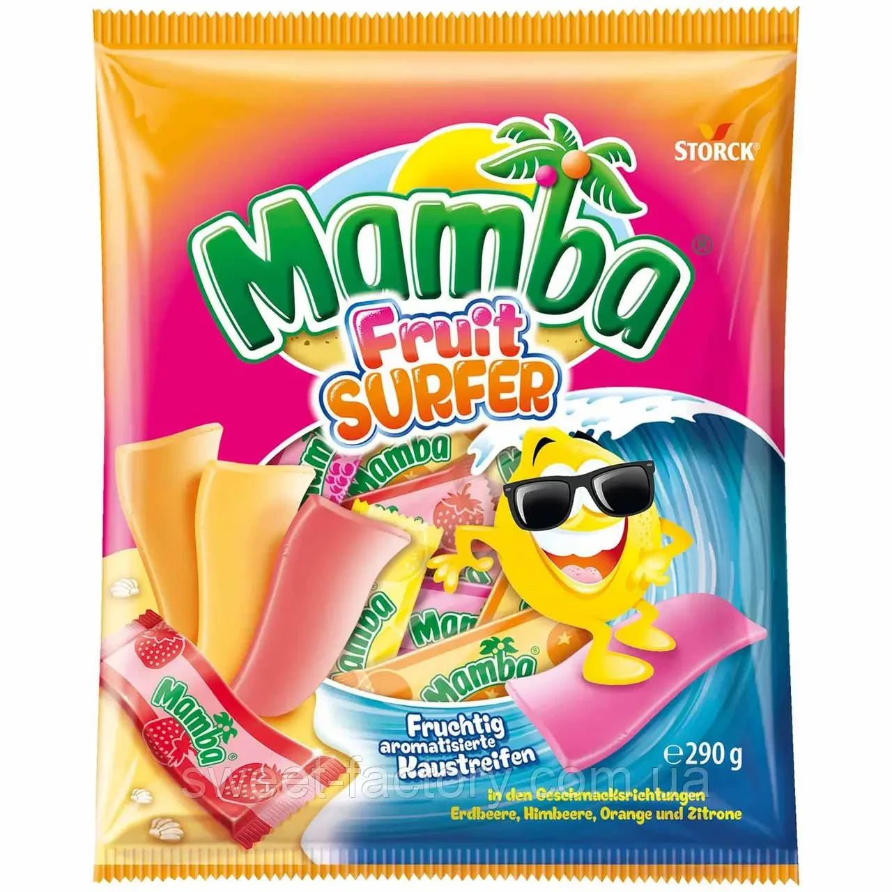 Жувальні цукерки Magic Sticks Mamba, 140 г Німеччина