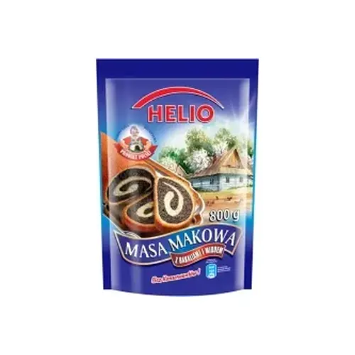 Макова маса БЕЗ ГЛЮТЕНА І КОНЦЕРВАНТІВ Helio із сухофруктами 850 г Польща
