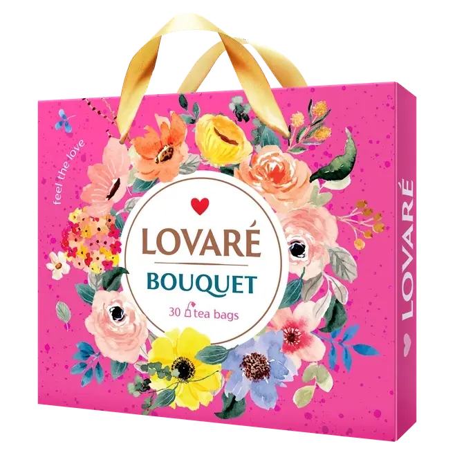 Чай набор Lovare Bouquet 6 видов по 5 пакет (30шт)
