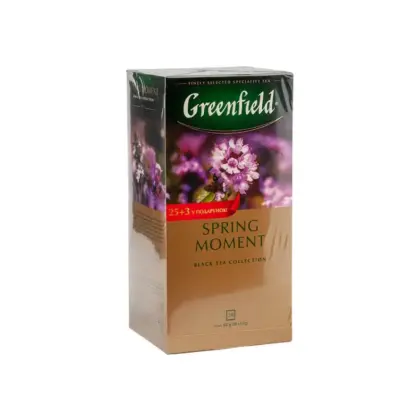 Чай чорний з чебрецем Greenfield "Spring Moment" (28 пакетиків х 1.5г) 42г