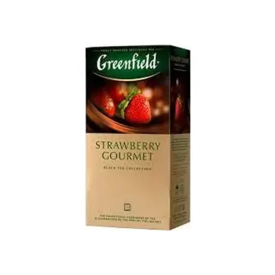 Чай чорний з ароматом чорниці та вершків Greenfield «Blueberry Nights» (25 пакетиків х 1.5 г) 37.5г