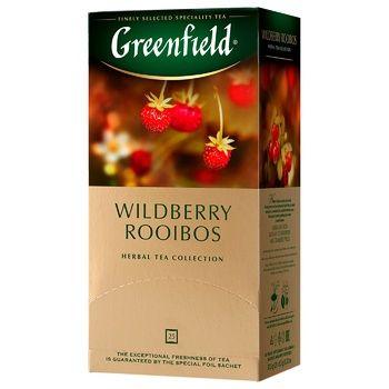 Чай чорний з ароматом полуниці та шоколаду Greenfield «Strawberry Gourmet» (25 пакетиків х 1.5 г) 37.5г