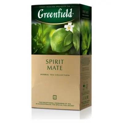 Чай чорний із цедрою лимона Greenfield «Lemon Spark» (25 пакетиків х 1.5 г) 37.5г