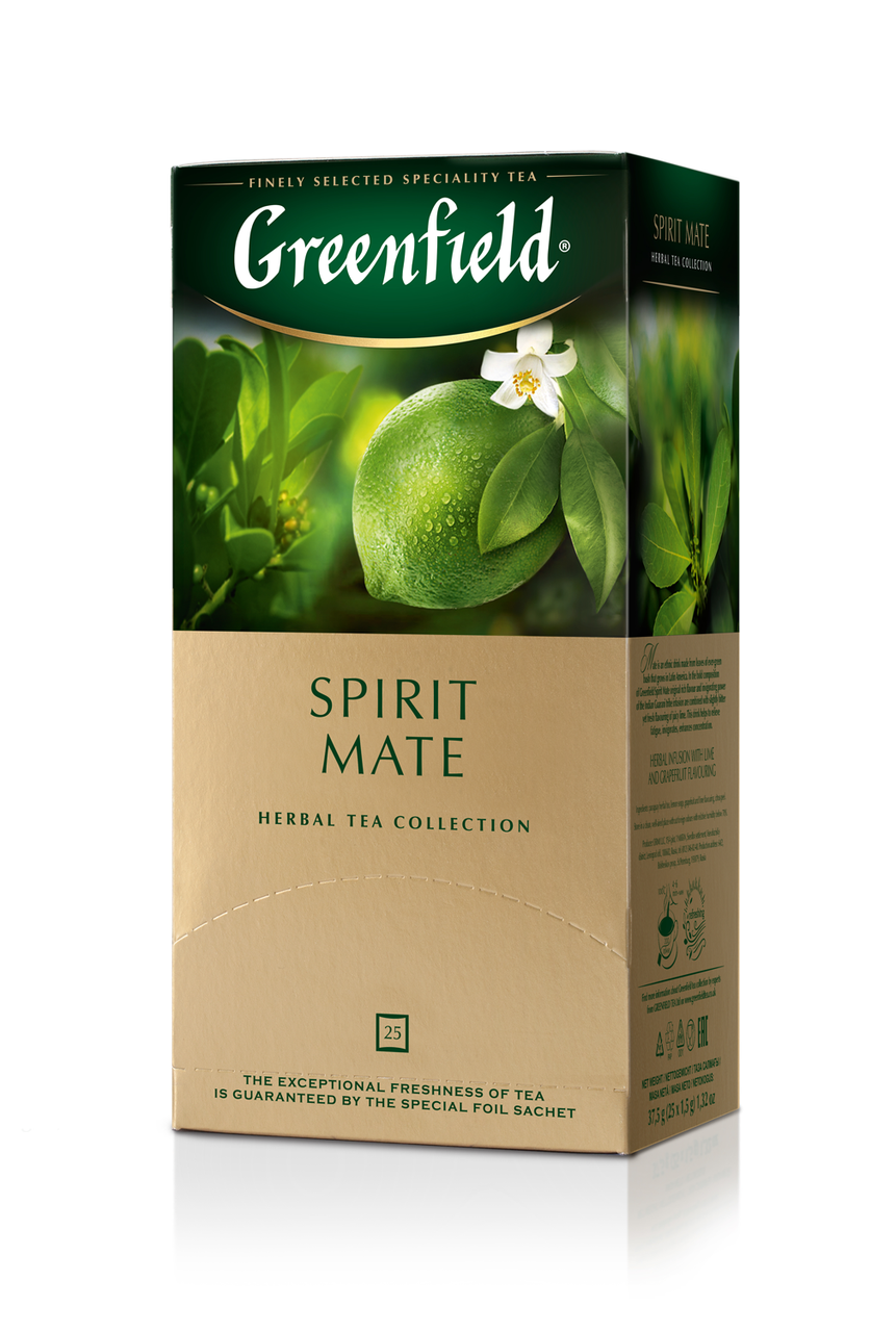 Чай чорний із цедрою лимона Greenfield «Lemon Spark» (25 пакетиків х 1.5 г) 37.5г