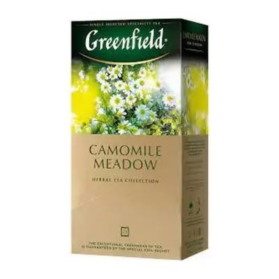 Чай трав'яний з ароматом личі Greenfield "Camomile Meadow" (25 пакетиків х 1.5г) 37.5г