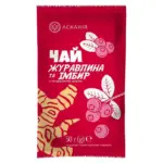 Концентрат фруктово-медового напою Чай журавлина та імбир Асканія-Пак 50г Україна