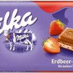 Шоколад MILKA Strawberri Yoghurt (Полуничний йогурт) Швейцарія 100 г