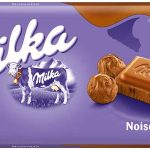 Шоколад молочний із горіховим кремом Milka Noisette Швейцарія 100 г
