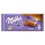 Шоколад молочний із горіховим кремом Milka Noisette Швейцарія 100 г